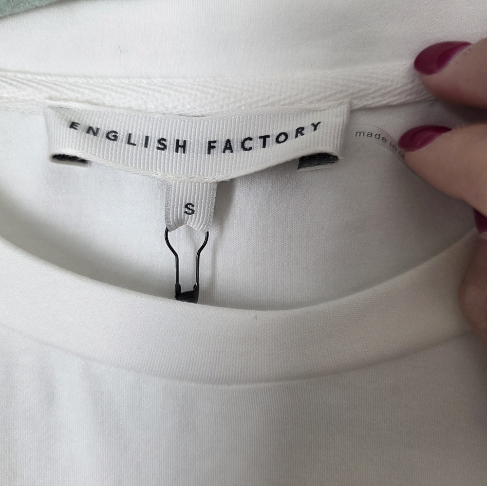 New English Factory Layered Ruffles Top Small - Picture 3 of 8